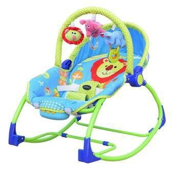 New printed baby rocker with toys