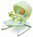 Baby rocker with canopy and toys 1