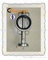 Wafer butterfly valve with GGG40/disc Stainless steel 1.4401/stem Stainless stee 1