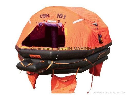 Inflatable life raft 4