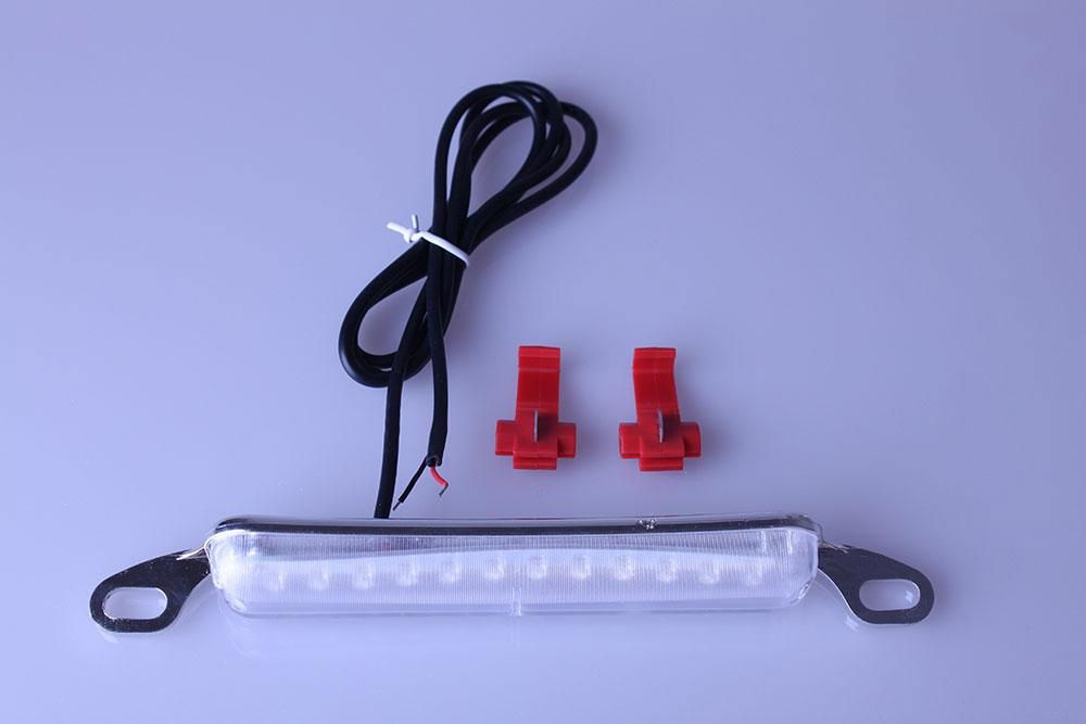 1 Single Bolt On 12 LED Universal White License Plate Light DRL Car Pickup Truck 2