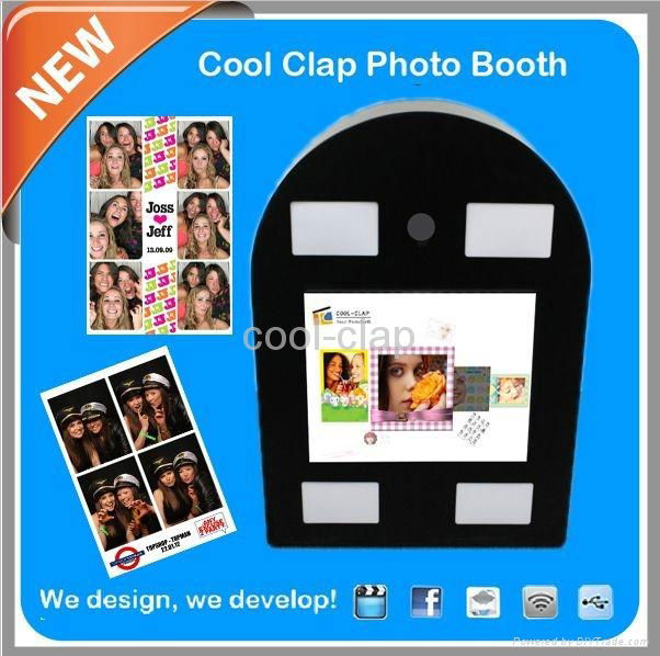 new wall-mountable photo booth automatic and portable machine