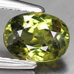 1.09 CT MAJESTIC LUSTER NAMIBIAN DEMANTOID GARNET with GLC certificate