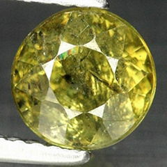 2.17 CT. WONDERFUL LUSTER TOP COLOR DEMANTOID GARNET with GLC certificate