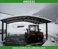 polycarbonate roof carport