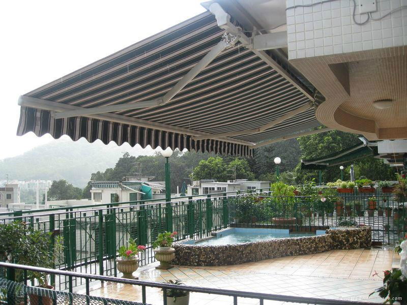 motorized aluminum awning 3