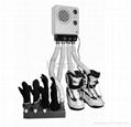 Shoe dryer with glove bracket