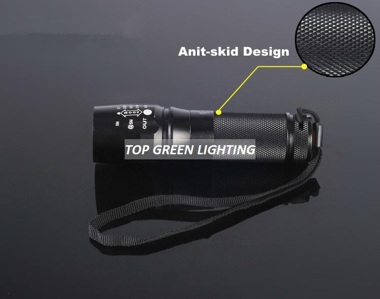 1000 Lumens CREE XM-L T6 LED Flashlight Zoomable 5 Mode Lanterna LED CREE XML T6 2