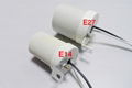 Ceramic Lamp Base E14 E27 Lamp Holder E14 E27 Ceiling Mounted Lamp Socket