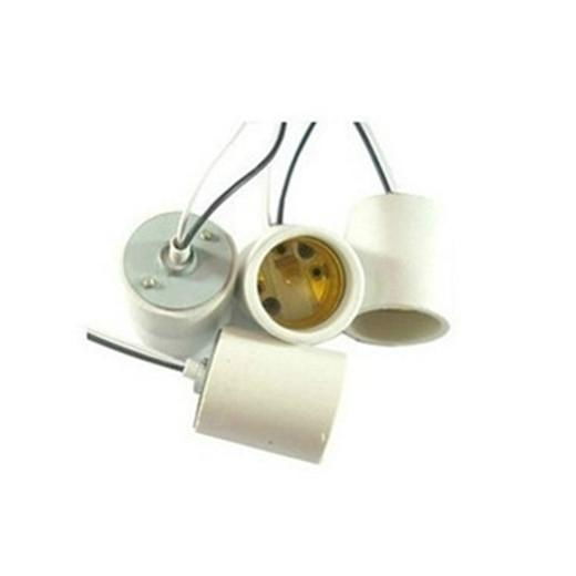 Ceramic Lamp Base E14 E27 Lamp Holder E14 E27 Ceiling Mounted Lamp Socket 4