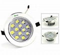 3W 5W 7W 9W 12W 15W 18W LED Down Light Lamparas 85-265V LED Downlight Lampadas  2