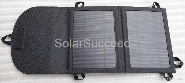 4W Foldable Solar Panel USB Battery Charger