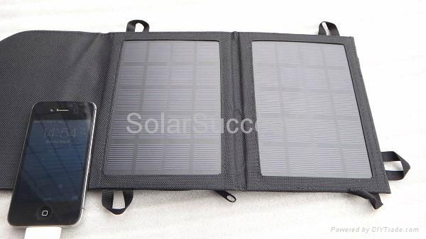 4W Foldable Solar Panel USB Battery Charger 2