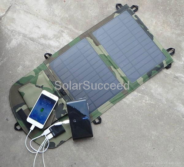 High Quality Portable&Foldable Solar Charger 10W Solar Panel Charger USB Output  2