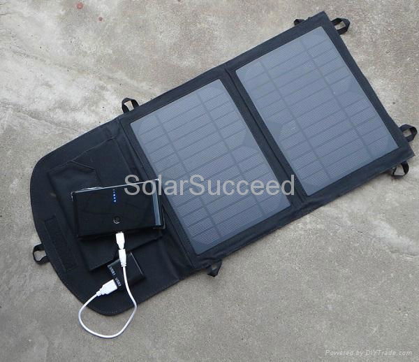 High Quality Portable&Foldable Solar Charger 10W Solar Panel Charger USB Output  3