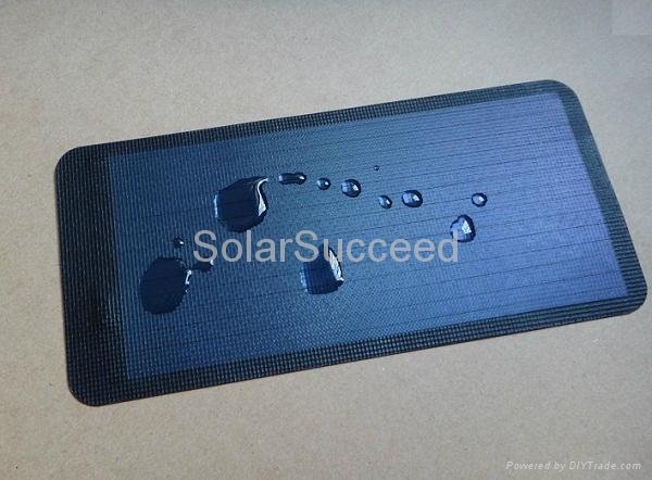 1W Flexible Solar Cell Amorphous Silicon Foldable Ultra Slim Solar Panel 2V 2