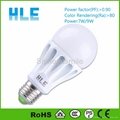 7W high CRI e27 led bulb   1