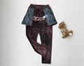 non-inverted velvet pant