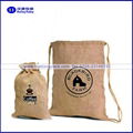 handmade eco jute coffee bean bags 