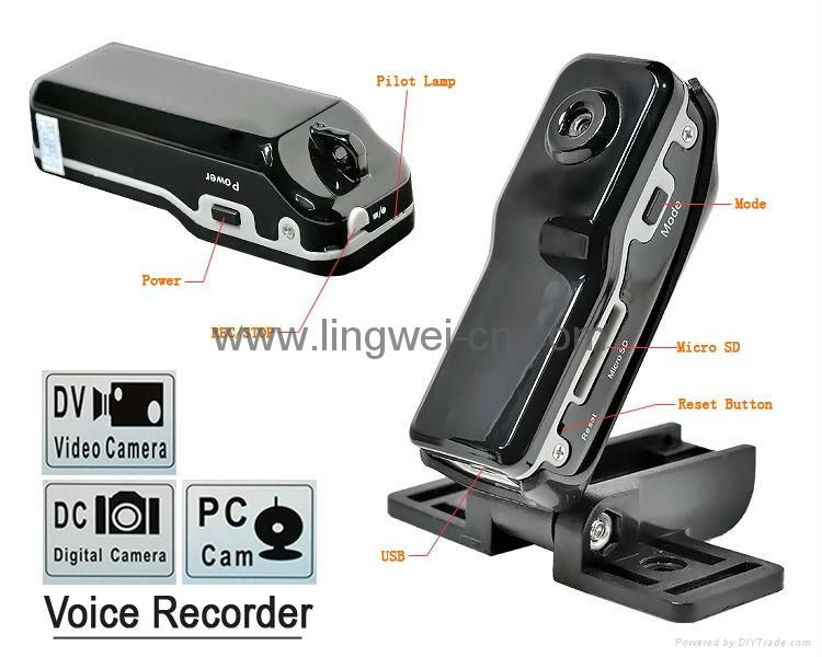 Sport DV DVR Camera Mini Camera Mini DV camcorder  3