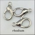  12mm zinc alloy jewelry findings lobster clasp hook 100PCS silver gold antique  5