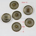 20mm Bead Caps antique bronze plated alloy beads jewelry finding 1