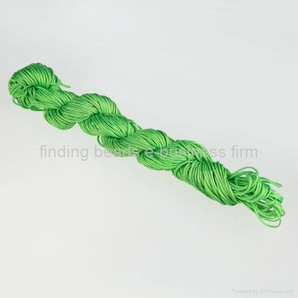 1MM Chinese Knotting cord Nylon Shamballa Macrame Thread Cord Wire Beading Brace 3
