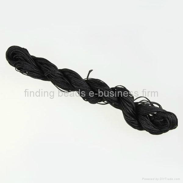 1MM Chinese Knotting cord Nylon Shamballa Macrame Thread Cord Wire Beading Brace 5