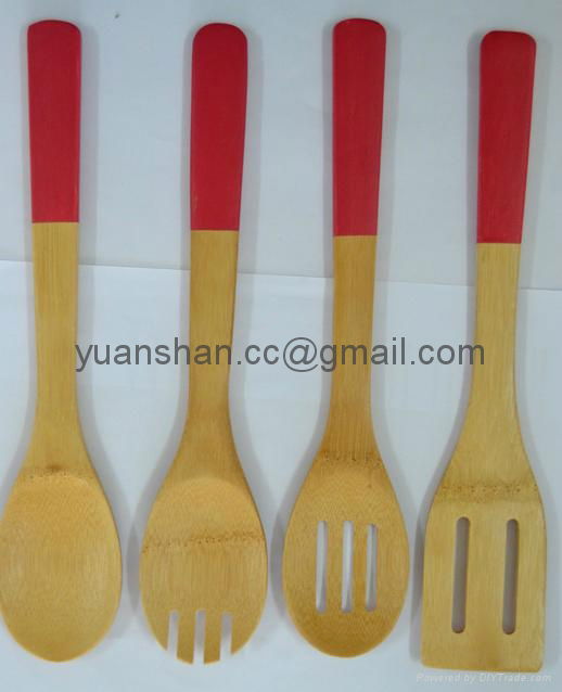 bamboo kitchen cooking utensils 2