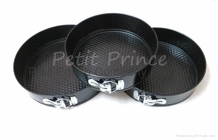 3 PCS set round shape cake baking mould 2