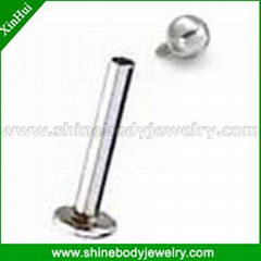 stainless steel internally threaded Labret