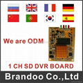 64GB SD card recorder main board, cctv dvr module, car dvr PCBA 1