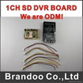 Smallest D1 SD DVR PCBA, free OEM,support Motion detection, auto recording