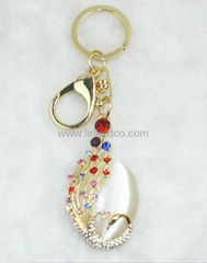 Bird bag charm zinc alloy bag charms