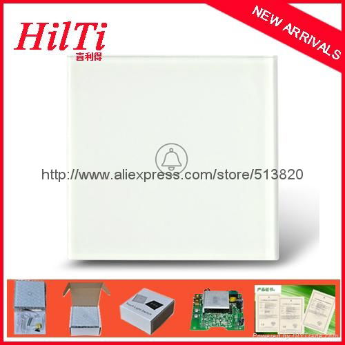  Intelligent touch doorbell switch used for doorbells with LED indicator, AC110V