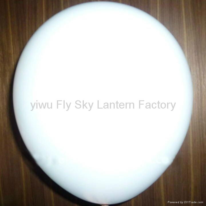 Hot sale white color led balloon with white led light for wedding decoration 3