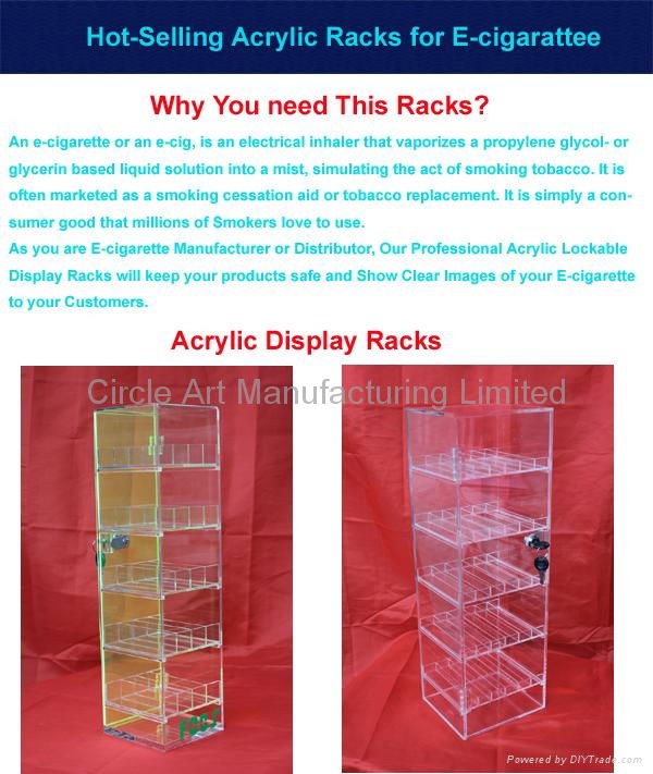 E-cigarette E liquid Acrylic Display Case  2