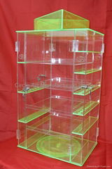 Lockable Acrylic Display Box with hook