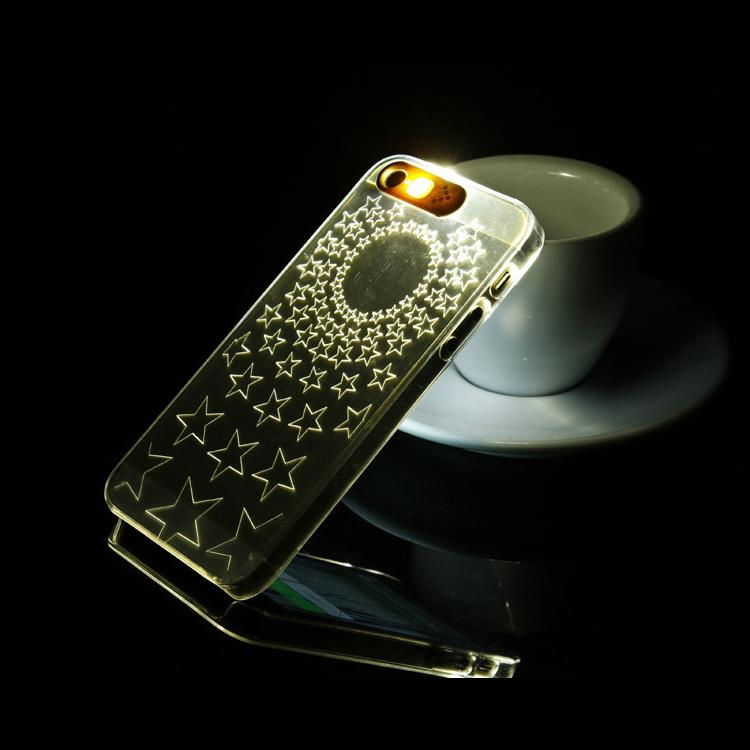 2014 NOOSY Innovative Flash Led Case for iPhone 5 5s no need battery 4