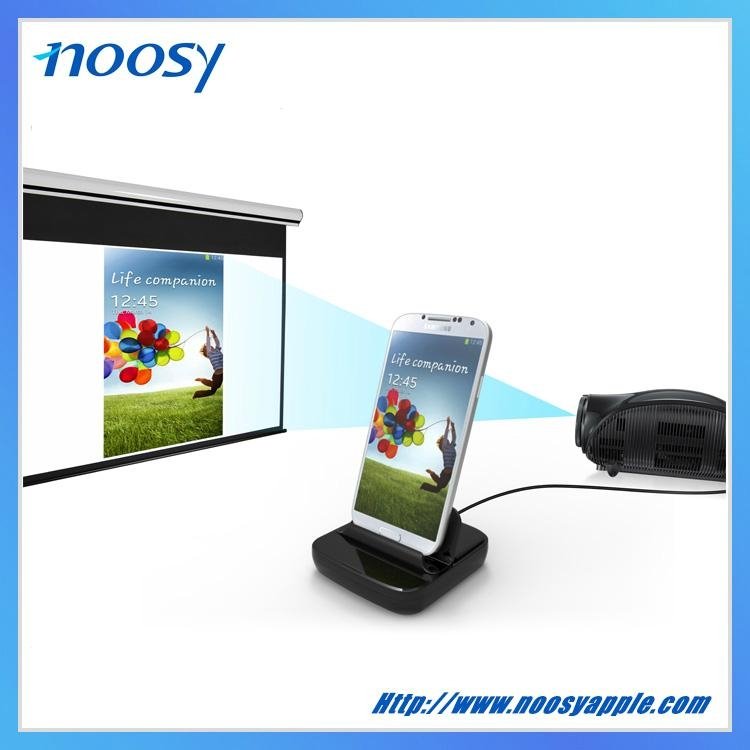 NOOSY HDMI Docking Station for Samsung Galaxy S4 Note2 Note3 4