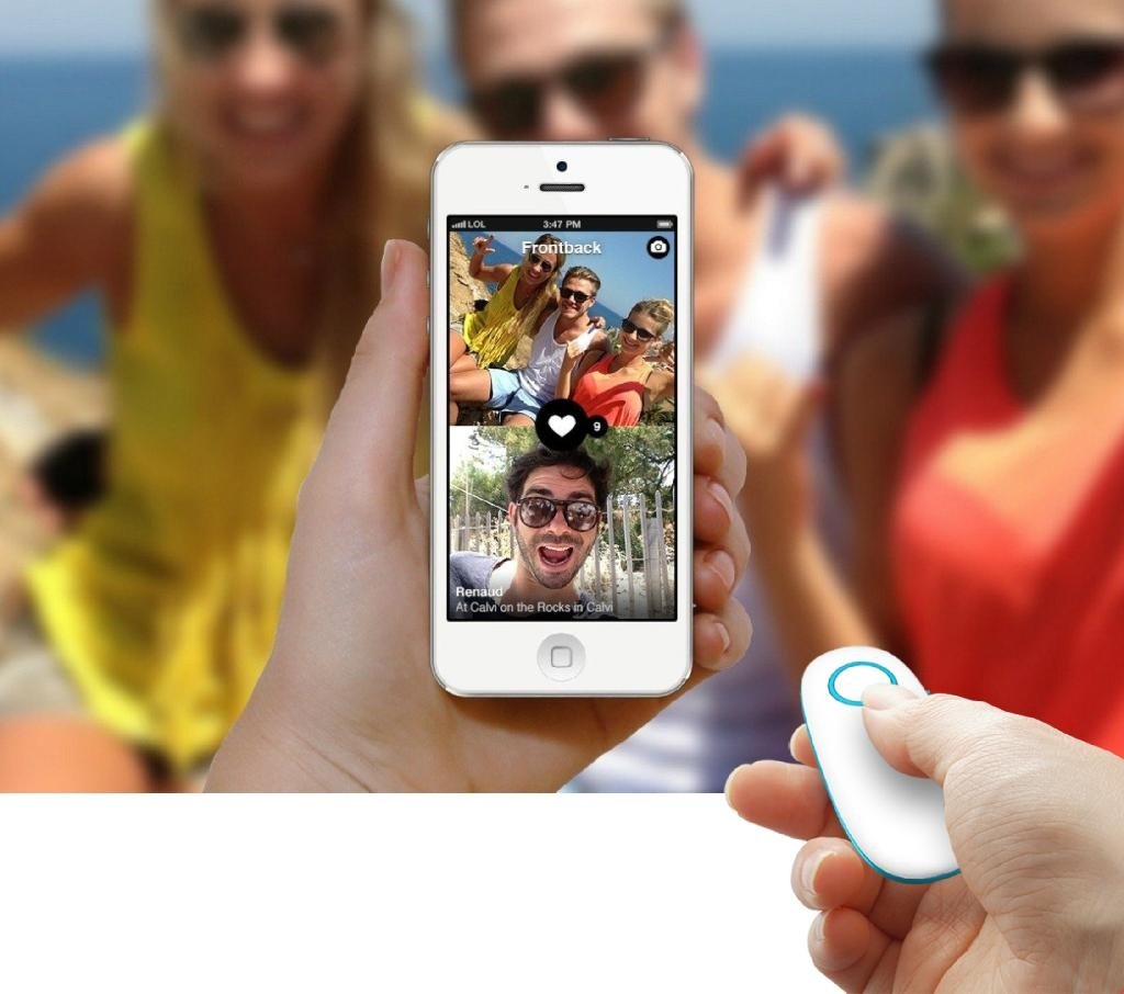 2014 Released by NOOSY Hot Selling Bluetooth Camera Remote Shutter 2