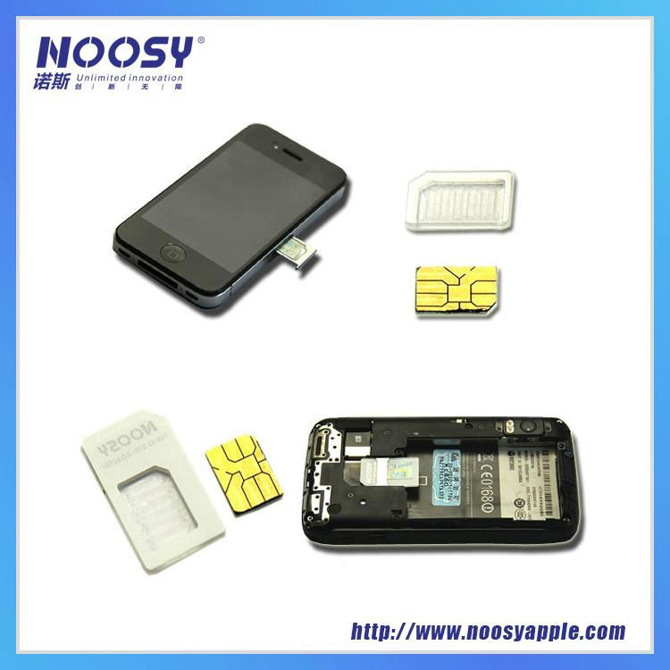 High Quality&Factory Price NOOSY Dual Sim Card Adapter for iPhone/iPad 2
