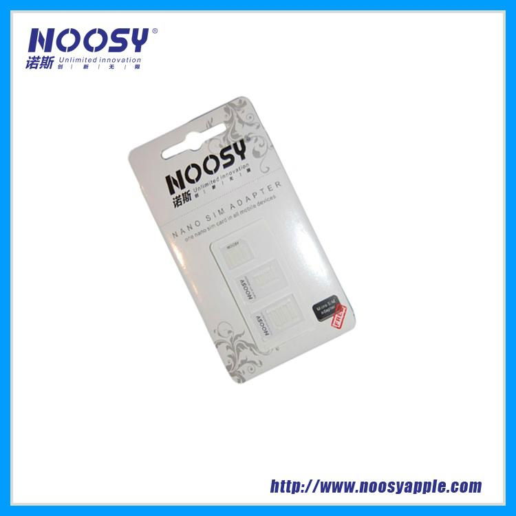 High Quality&Factory Price NOOSY Dual Sim Card Adapter for iPhone/iPad 5