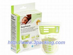 Gamma Ray Presterilized Breastmilk storage bags