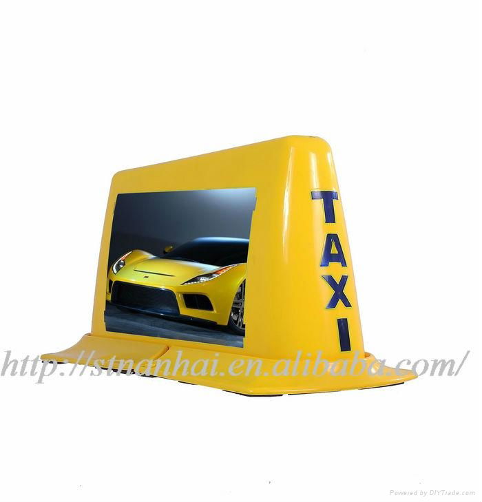 ZHD1-0001 Illuminated double sides taxi top advertisement light box 2