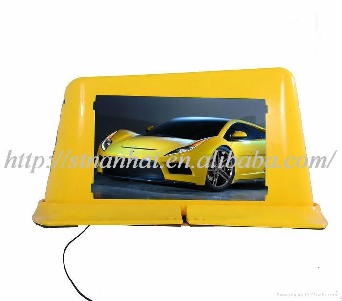 ZHD1-0001 Illuminated double sides taxi top advertisement light box 3