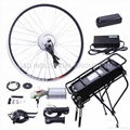 36V 250W electric bike conversion kit with 12-14AH rack battery 1