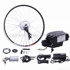 36V 250W electric bike conversion kit with 12AH frog battery