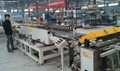 Side board production line and freezer assembly line with side board bending