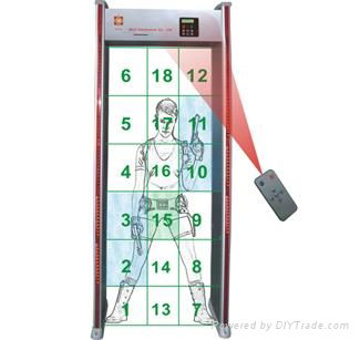 High Performance MCD-500C 18 Zones Walkthrough Metal Detector 